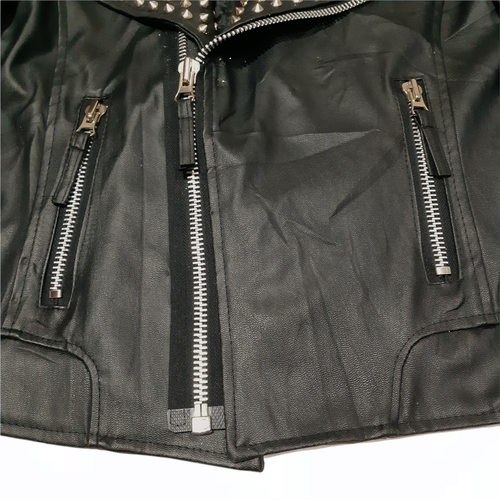 KAZUYUKI KUMAGAI ATTACHMENT Studded Leather Jacket Size M fit Small - Picture 3 of 9
