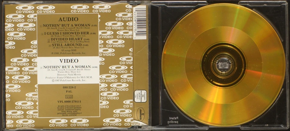 The Robert Cray Band - Nothin' But A Woman (single) - CD + LD video [11] US Foto 3 de 3
