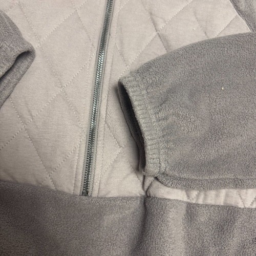Maurices Women's XXL Purple Quilted 1/2 Zip Fleece Pullover Tunic Sweatshirt - Picture 2 of 7
