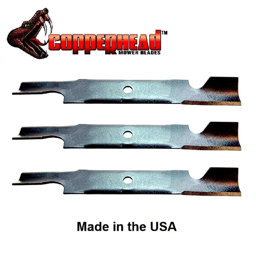 3pk Blades fit Toro 117-7277-03 Titan Z Master ZTR ZX4800 Z2000