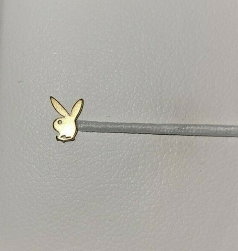 Anillo tachuelas Playboy Bunny Top 316L nariz de acero quirúrgico L curva - Imagen 5 de 8