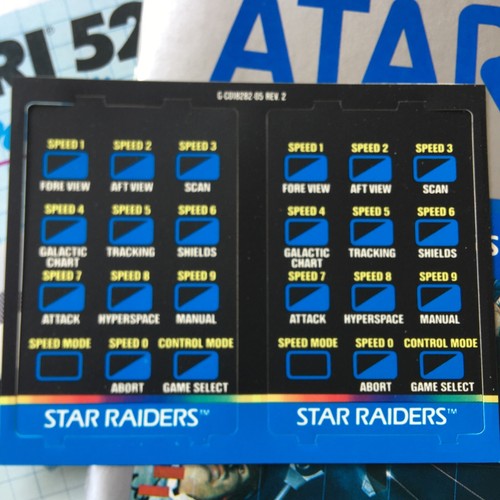 Star Raiders (Atari 5200, 1982, CX5205) Tested Game Cartridge, Complete In Box! - Picture 10 of 17