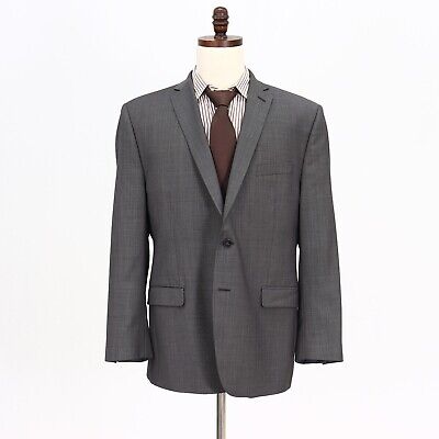 Veste blazer manteau sport gris Calvin Klein 46R offres laine unie 2B