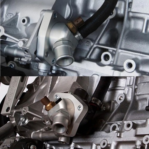 for Honda K Series K20 K20a K20a2 K20z1 K24A K24Z Swivel Neck Thermostat Housing - Picture 7 of 12