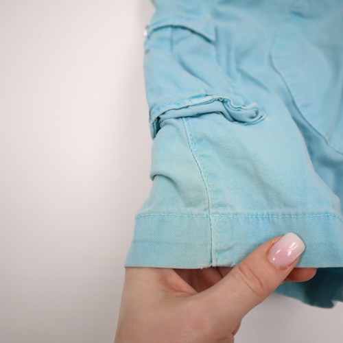 True Religion Girls Jenna Shorts Size 10 Blue Jean Denim - Picture 6 of 9