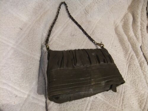 chi ch! iiiString Kinchaku String Handbag Leather Black YT chi ch! iiiString Kinchaku String Handbag Leather Black YT
