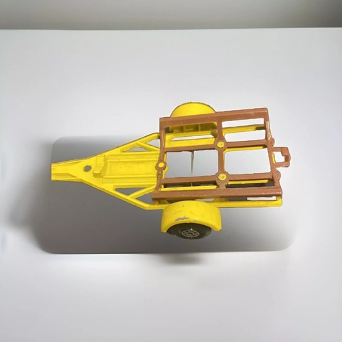VTG 1970 MATCHBOX King Size Trailer Yellow Lesney England 5” Not Complete