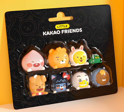 KAKAO Friends Figure 8p Set Living Room TV Monitor Car Decoration Dashboard - Picture 4 of 12