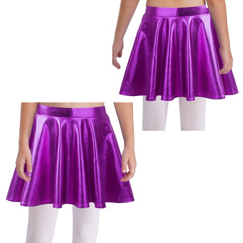 Girls Skirts Jazz Dancewear Pleated Costume Ballerina Daily Wear Latin Uniform - Picture 48 of 82