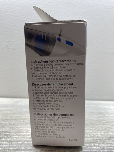 Black + Decker Handstaubsauger Ersatzfilter EVF100 weiß 1 Stück einzeln - Bild 3 von 5