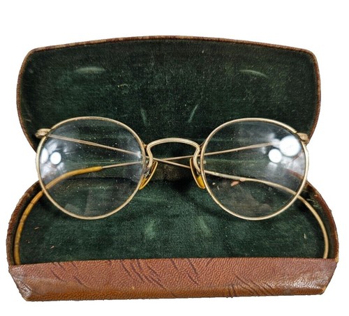 Vintage Frame Japan All Aluminum 9712 Matte Gold 57/20