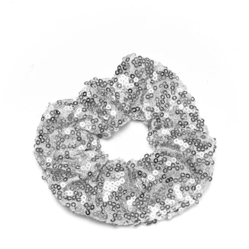 Girls Shiny Sequin Elastic Hair Ties Hairband Rope Scrunchie Holder Hairband - Picture 68 of 132