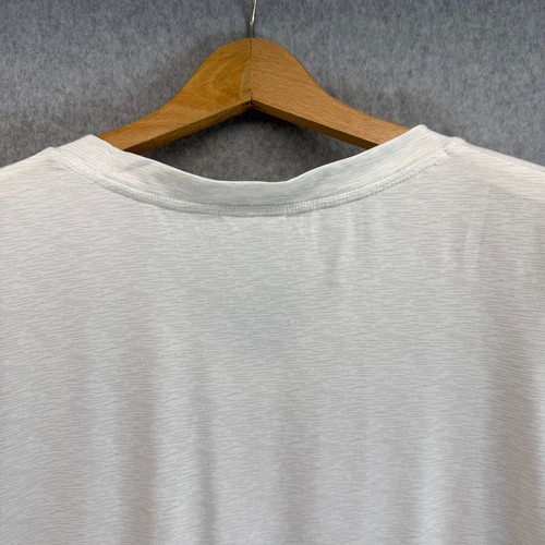 Wonderly Intimates White V-Neck Short Sleeve Pajama Shirt Sleep Womens Size XL - Picture 9 of 12