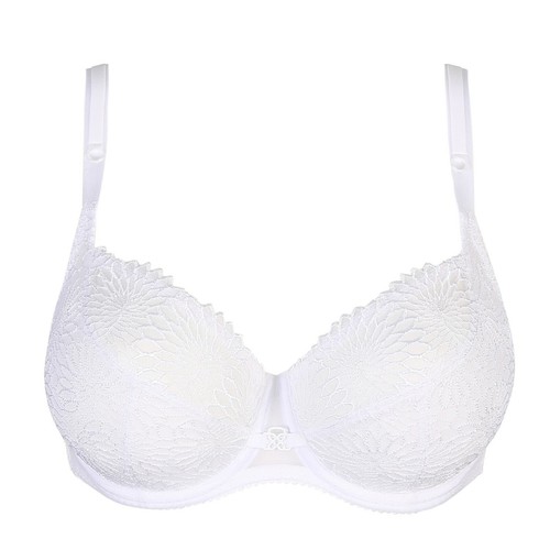 Prima Donna Sophora Balconette BH Weiß Tulpenschnitt Außenträger Tattoo Dessous - Bild 6 von 12