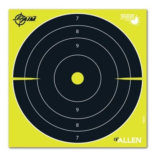 Allen EZ AIM Non-Adhesive splash shooting targets Bullseye 8x8 25 Pack 15213 - Picture 1 of 3