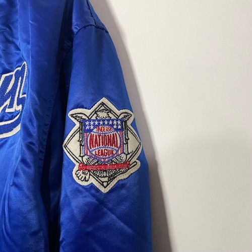 Vintage 1990s Los Angeles LA Brooklyn Dodgers Starter Satin Jacket Medium - Picture 5 of 8