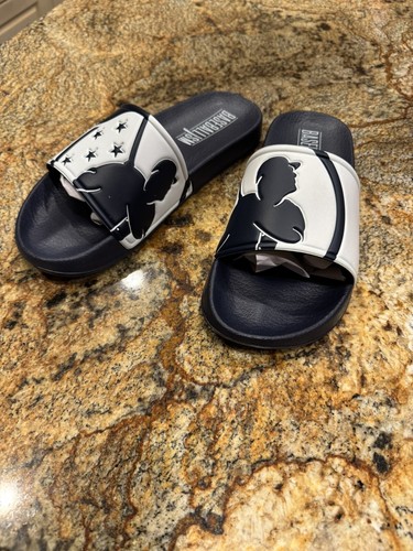 Baseballism Star Spangled Flag Man Slides! Marine/weiß Größe 9