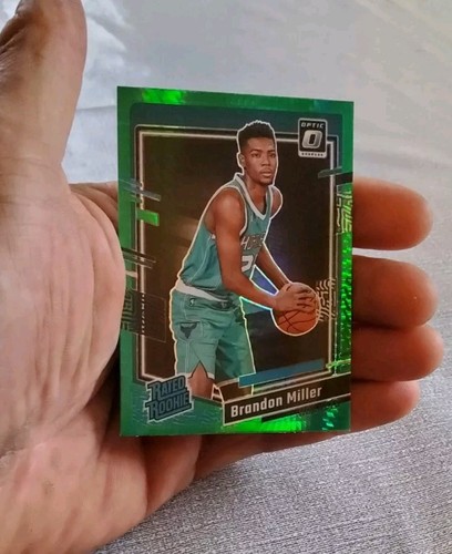 2023 Panini Donruss Optic Brandon Miller #219 Hyper Green, RC Rookie Card - Picture 2 of 6