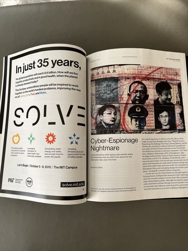 MIT Technology Review Magazine July/August 2015 Back Issue - Picture 5 of 6