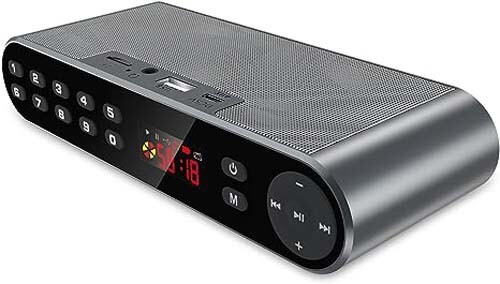 Bluetooth Speaker,Wireless Portable Speaker Dual Drivers MP3 Players FM Radio St - Picture 1 of 7