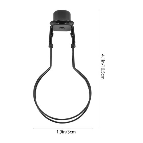Lighting Accessories Bulb Holder with Finial Lamp Cap Adapter for Shade - 第 11/11 張圖片