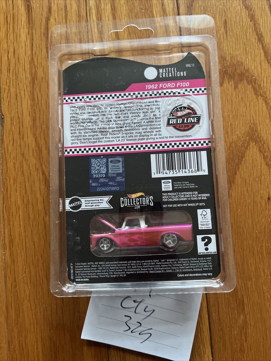 2022 Hot Wheels RLC Exclusive 1962 Ford F100 Pickup in Hand