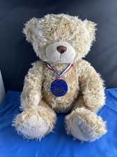 Build A Bear Brown Plush Teddy Limited Edition Centennial Series Long Pile Fur
