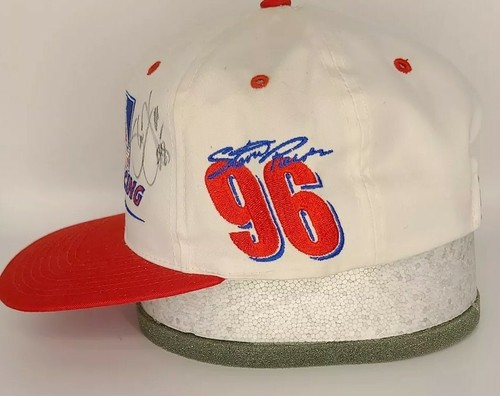 Stevie Reeves #96 NASCAR Big A Auto Parts Racing Hat, Snap Back SIGNED OSFA - Picture 2 of 6