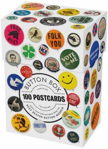 Knopfkasten: 100 Postkarten von Busy Beaver Button Museum - Bild 1 von 1