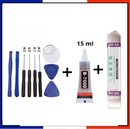 Kit Outils Réparation pour Téléphone Tablette Tournevis  et Colle - Photo 2 sur 5