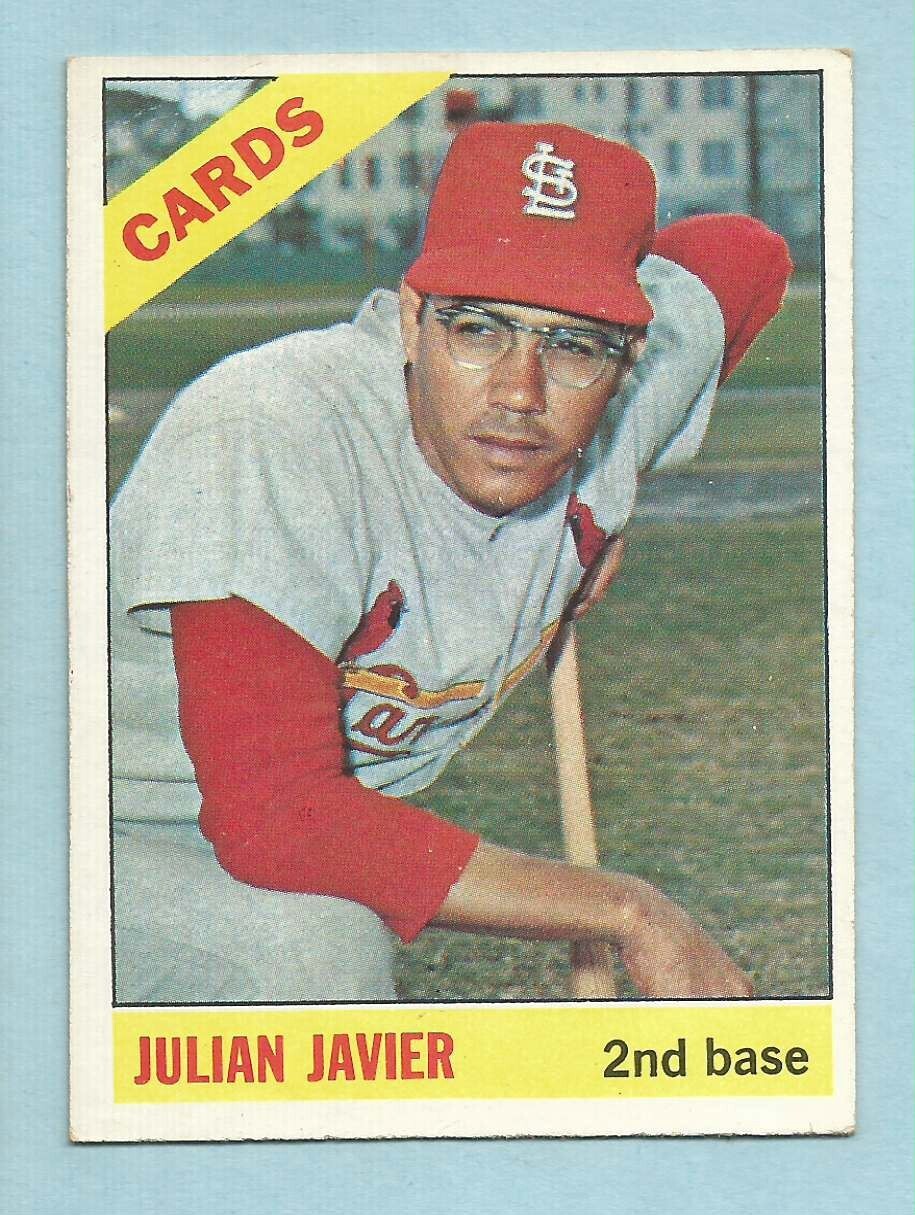1966 Topps Baseball Julian Javier #436 St Louis Cardinals EX-MT