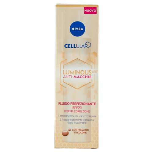 Nivea Crema Cellular Luminous Anti Macchie Fluido Perfezionante Spf20 40ml - Foto 1 di 1