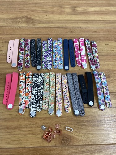 FITBIT ALTA Replacement Bands Large 16 Pair Sport Workout Solid Floral Designs - Picture 3 of 7