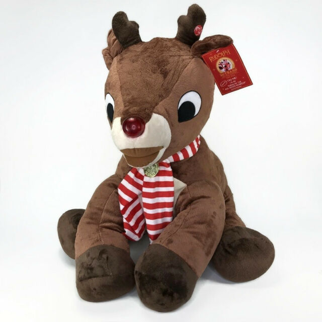 Rudolph The Red Nose Reindeer 2ft HUGE Plush Toy Doll for sale online | eBay