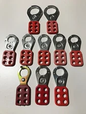 Klein Tools 45200 and Master Lock Lockout Hasp.