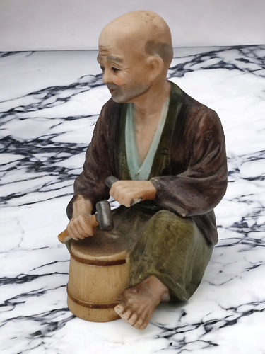 STATUINA fabbro in Biscuit " ROYAL PORCELLAN " ANNI 60 - Imagen 5 de 9