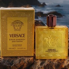 Versace EROS ENERGY for Men by Versace EDP 3.4 oz 100 ml New in Box, Sealed