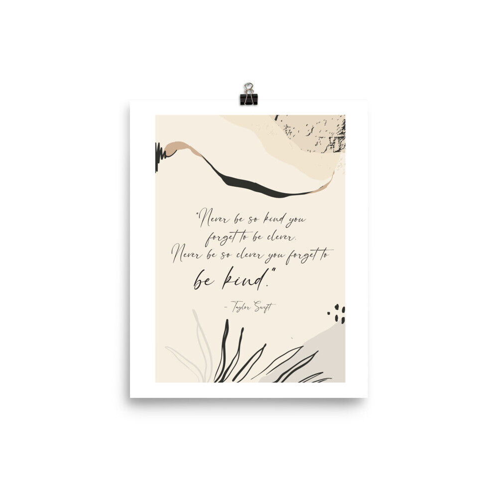 Taylor Swift Wall Art: Begin Again Lyrics Poster 