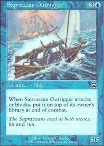 Saprazzan Outrigger x1 - Mercadian Masques - NM-Mint, English - Mercadian Masque - Picture 1 of 1