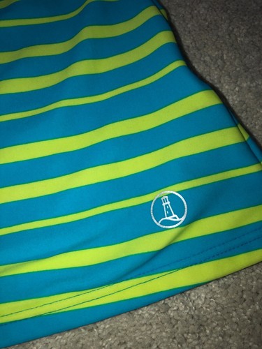 Lands End Kids Large 14 Sun Swim Shirt Swimwear Striped - Picture 2 of 12