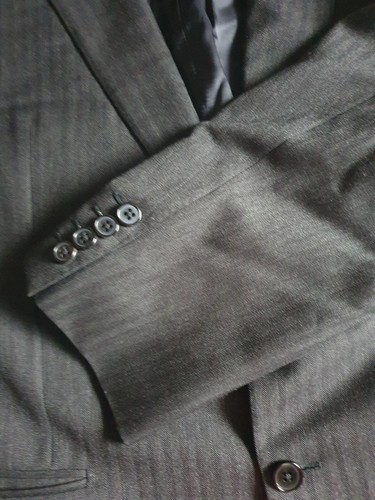 Chester Barrie Savile Row Jacket New Wool Chest 44 Grey Hand Tailored Blazer - Picture 17 of 23