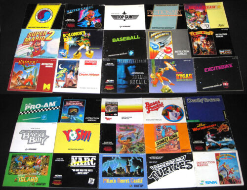 Auténticos Manuales Nintendo NES - Bueno - Tú eliges, sin escritura, B2G1 - Imagen 2 de 7