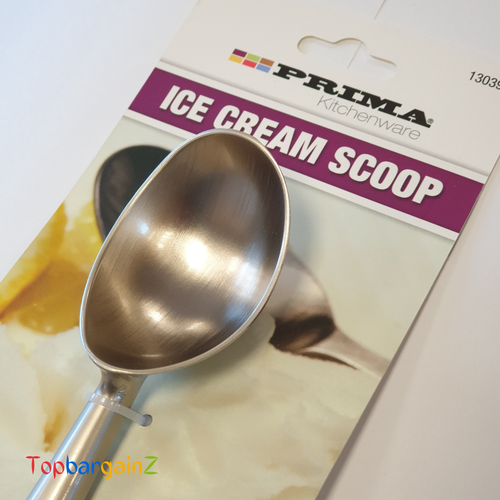 Ice Cream Scoop Heavy Duty Mash Potato Stainless Steel Food Solid Spoon Server - Picture 7 of 12