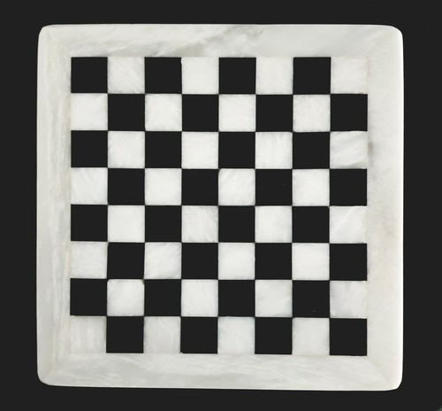 30cm x 30cm Marble Chess Black & White Hand Made Superior Quality Carved Pieces - Picture 3 of 9