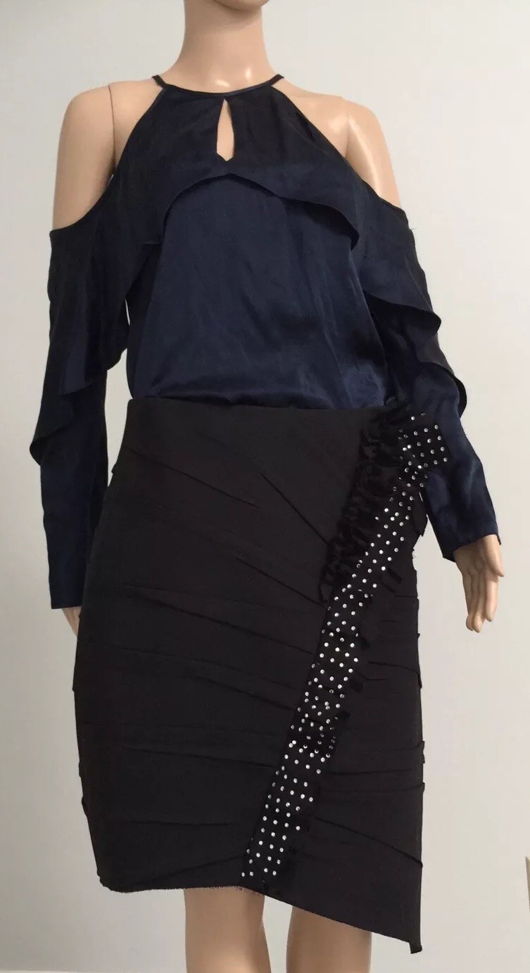 Gonne Saint Laurent taglia 44 nere nuove con etichetta