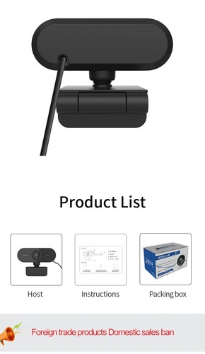 Webcam Computer Camera 1080P HD USB With Mic Auto Focus For PC Laptop Live Video - Picture 19 of 20