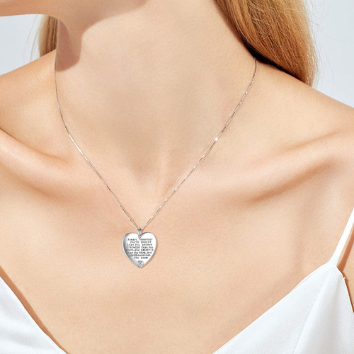 Colgante de joyería YFN de plata esterlina siempre recuerda que eres más valiente de lo que crees - Imagen 5 de 12