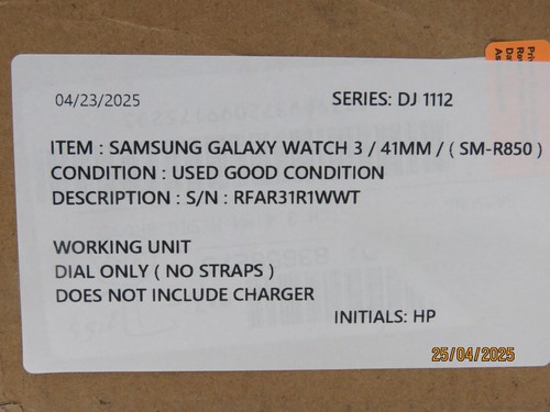 Samsung Galaxy Watch 3 SM-R850 41mm Stainless Steel Case [DJ1112] - 第 2/5 張圖片