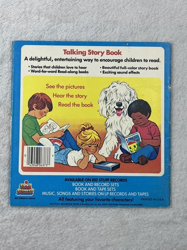 Vintage 80s Perfectly Poochie Pink and White Dog Story Book ONLY NO RECORD - Picture 2 of 11