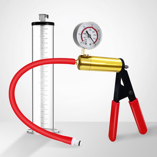 Brass Handle Vacuum Penis Pump with Gauge for Male Enhancer Enlarger Enlargement - Picture 22 of 48